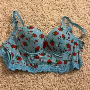 Adore Me Strawberry bralette